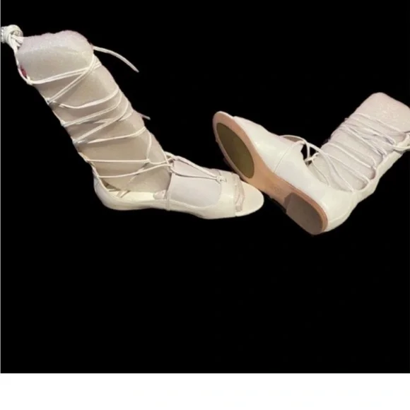 Vero Cuoio Leather Gladiator Sandals - Picture 6 of 9